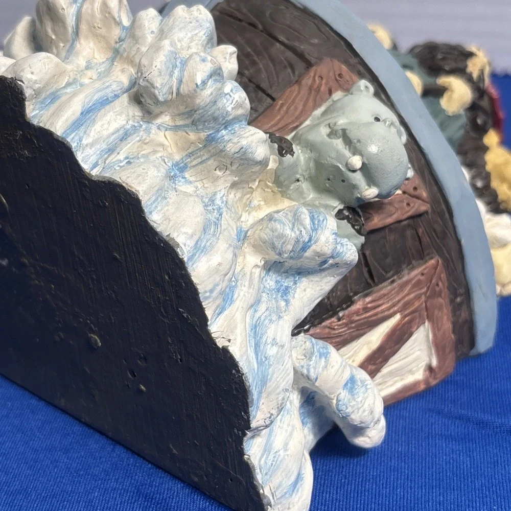 Resin Noah Ark Noah Wife And Animals 7